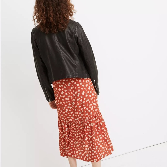 Madewell washed leather motorcycle jacket - Picture 4 of 7